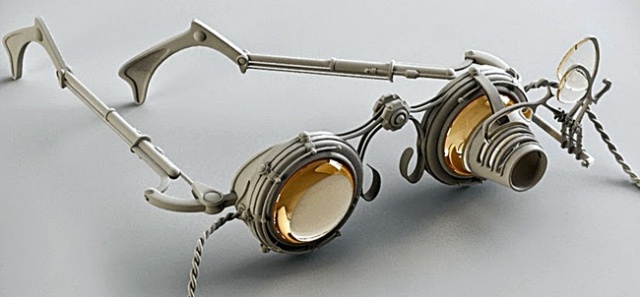 Diseño de gafas Steampunk